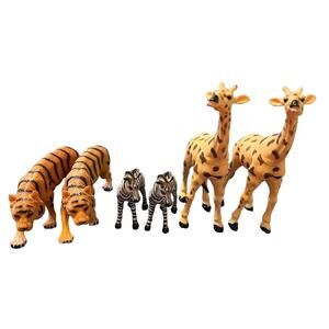 Mixed Lot Of 6 Safari/Zoo Animals Figures Toys